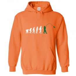 Fishing Funny Evolution Kids & Adults Unisex Hoodie